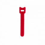 Daugiafunkciniai Velcro tvirtinimo dirželiai Bradas TC, 10 x 100 mm, 10 vnt, red