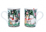 Kalėdinių puodelių komplektas Mia Cats, 300 ml, 2 vnt.