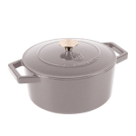 Puodas su dangčiu 24 cm 4,35 l, taupe spalvos
