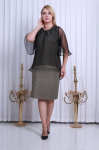Eleganti&scaron;ka suknelė/Rabito/6740/Gold/