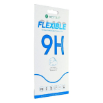 LCD apsauginis stikliukas Bestsuit Flexible Hybrid Glass 9H Samsung A366 A36 5G pritaikytas dėklui juodas