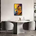 Drobės plakatas, 20x28 colių (50x70 cm) be rėmelio