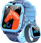 Vaikams BLACKVIEW Z20 1.83" 800mAh Smartwatch 4G IP67 atsparumas vandeniui GPS Face ID - Mėlyna