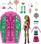 Lėlė su priedais Mattel Monster High Skulltimate Secrets Garden Mysteries Venus HYT75, 29 cm