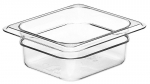 Konteineris Camwear GN 1/6 i&scaron; polikarbonato, Cambro, GN 1/6, 1L, Permatomas, 162x176x(H)65mm