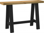 Konsolinis stalas noain a formos kojelės 120x30x75 cm