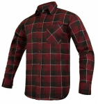 Flaneliniai darbo mar&scaron;kiniai LEON XL raudoni 182/43, 43