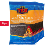 Rudųjų garstyčių sėklos, Brown Mustard Seeds, TRS, 8x100g