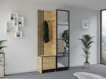 Prie&scaron;kambario komplektas Kier Eden plus 11, ąžuolas/juodas