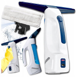 Belaidis langų valymo įrenginys PREMIUM, su priedais, 20 min veikimo laikas