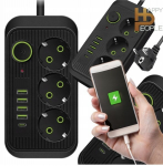 Prailginimo laidas su USB ki&scaron;tukais Happy People andy, 2 metrai