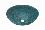 Vario, patinuotas, rankomis kalto kriauklė 41x16,5 cm, PATINA