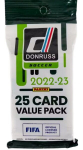 Futbolo kortelių rinkinys Panini Donruss Soccer 2022/2023 Value Pack, 25 vnt.