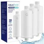 AquaFloow du&scaron;o filtras mažina chloro kiekį i&scaron;valo x3