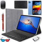 Plan&scaron;etinis kompiuteris LIVMAN B10 su 10,1 colio (25,65cm) ekranu, belaide klaviatūra ir pele, jutikliniu ra&scaron;ikliu, 3D akiniais, 6GB RAM, 256GB ROM, 5000mAh atmintimi