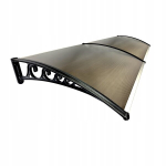 Stogelis vir&scaron; durų Metal-gum, 200x100 cm, rudas/juodas