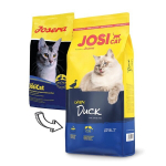 JosiCat su tra&scaron;kia antiena Crispy Duck, 10 kg