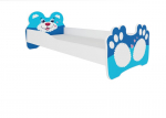 Vaiki&scaron;ka lova ADRK Furniture Bear 144, 70x140 cm, mėlyna/balta