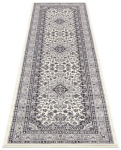 Nouristan Mirkan kiliminis takelis Parun Tabriz 80x250 cm, pilkas