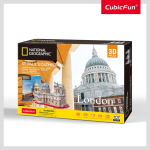 3D dėlionė CubicFun National Geographic Londonas &Scaron;v. Pauliaus katedra, 107 d.