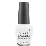 Nagų lakas OPI Alpine Snow, baltos spalvos, 15 ml