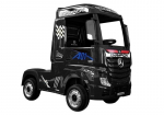 Vaiki&scaron;kas elektromobilis sunkvežimis Mercedes Actros juodas lakuotas su MP4