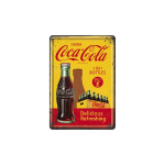 Nostalgic Art Metalinis atvirukas 10x14,5cm / Coca-Cola buteliuose