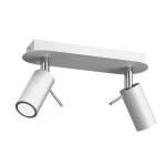 PRESTON WHITE/CHROME 2x mini GU10 lubinis &scaron;viestuvas