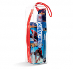 Kelioninis rinkinys vaikams Mr. White Spiderman: dantų pasta, 75 ml. + dantų &scaron;epetėlis, 1 vnt. + stiklinė, 1 vnt. + kosmetinė, 1 vnt.