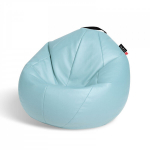 Sėdmai&scaron;is Qubo&trade; Comfort 80, dirbtinė oda, &scaron;viesiai mėlynas