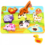 Tooky toy fermos dėlionė, 7vnt.