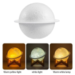 LED naktinė lempa ir oro drėkintuvas "Moon"
