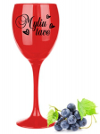 Stiklinė taurė Myliu tave