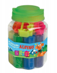 Plastilinas Alpino, 10 spalvų + įrankių rinkinys