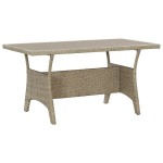 Sodo stalas, pilkas, 120x70x66 cm, Pilka