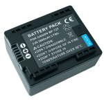 Vaizdo kameros akumuliatorius BP-727 pilnai dekoduota baterija VIXIA HF R40, R50 (3000mAh)