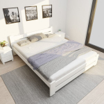 Lova su čiužiniu HARMONIJA RS 160x200 Balta