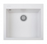 Akmens masės plautuvė Plados-Telma CUBE ON5610 28TG Pieno baltumo spalva