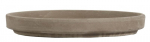 Vazono padėklas molinis XLU d 26 x 3,6cm pilkai rudas 1vnt