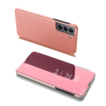 Hurtel Clear View Case skirtas Samsung Galaxy S22 + (S22 Plus), rožinis