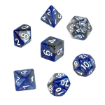 Kauliukų rinkinys Rebel RPG Dice Set - Two Color - Blue and Gray