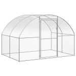 vidaXL lauko narvas vi&scaron;čiukams, 3x2x2m, galvanizuotas plienas