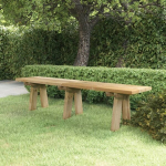 Sodo suoliukas vidaXL, 160 cm, rudas