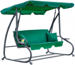 I&scaron;skleidžiamos sūpynės Funfit Garden Relax Plus, žalios
