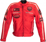 Vyri&scaron;ka moto striukė W-TEC Patriot raudona, tekstilinė - Red 4XL