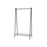 Vir&scaron;utinių drabužių kabykla HSR23BK 92,5 x 33,5 x 153 cm., matinė juoda