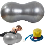 Gimnastikos kamuolys, 40 cm, pilkas