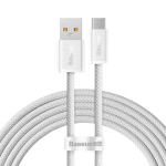 Dinaminės serijos USB - USB-C kabelis 100W 2m, baltas