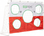 Futbolo vartai su kilimėliu 180x122cm