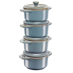 Staub puodas, 4 vnt.